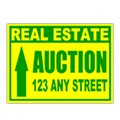 Auction Sign Templates