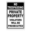 No Trespassing Sign Templates