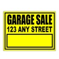 Garage Sale Sign Templates