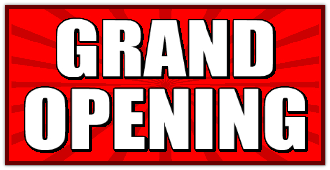 Grand Opening Banner-Red