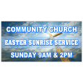 Easter Service Banner 102