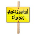 12x18 Blank Yellow Signs with Horizontal Flutes
