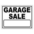 Garage Sale Stock Sign Black 18x24